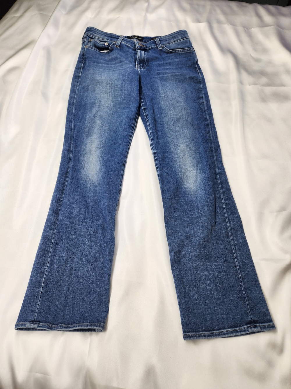 Lucky Brand Mid-Rise Blue Flare Jeans